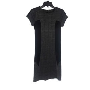 THML | Plaid Houndstooth Shift Dress